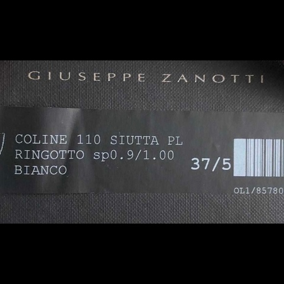 AUTHENTIC Giuseppe Zanotti Ringotto Bianco - Picture 4 of 4